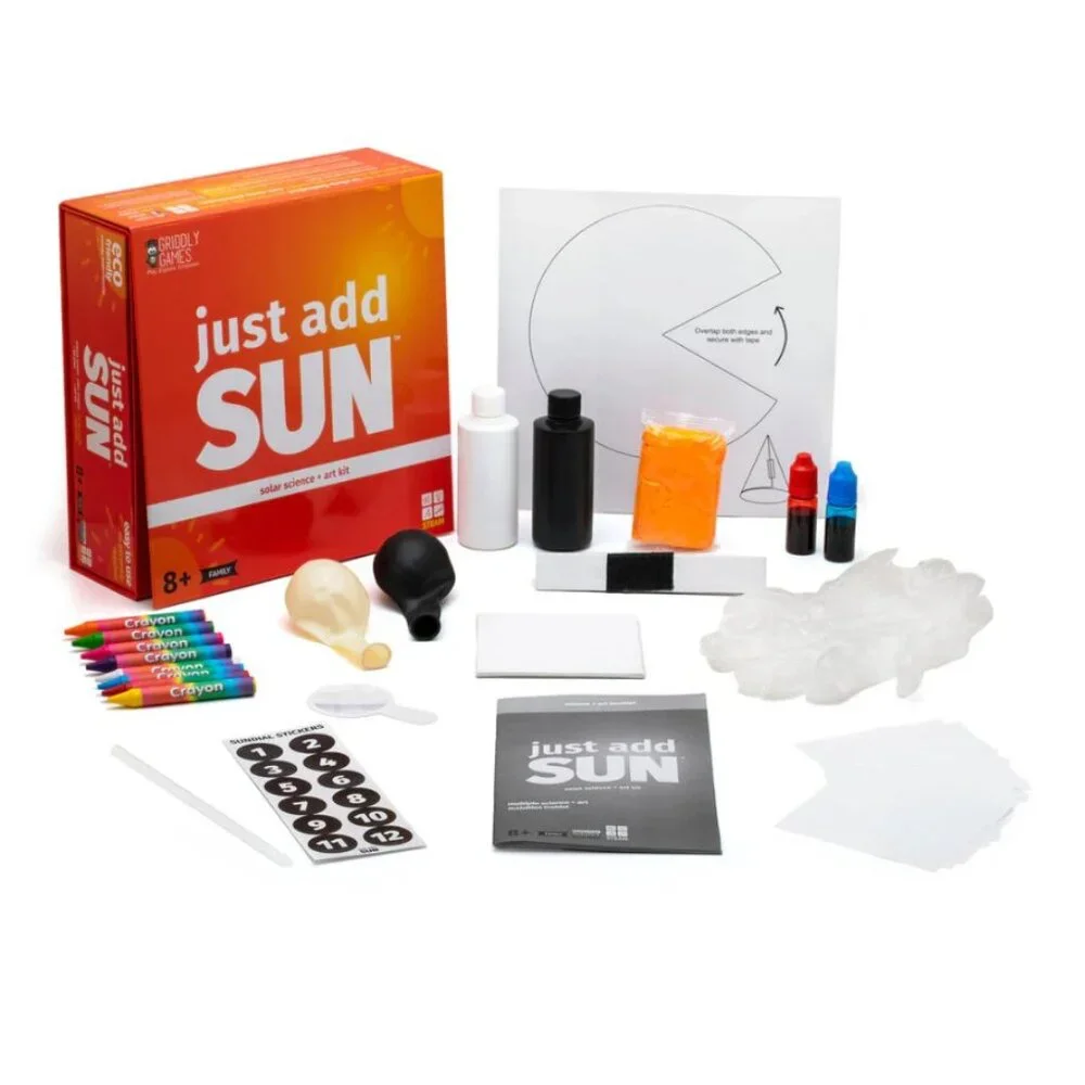 Griddly Games Just Add Sun Solar Science Art Kit Solar Oven Cooking Chemistry Ki